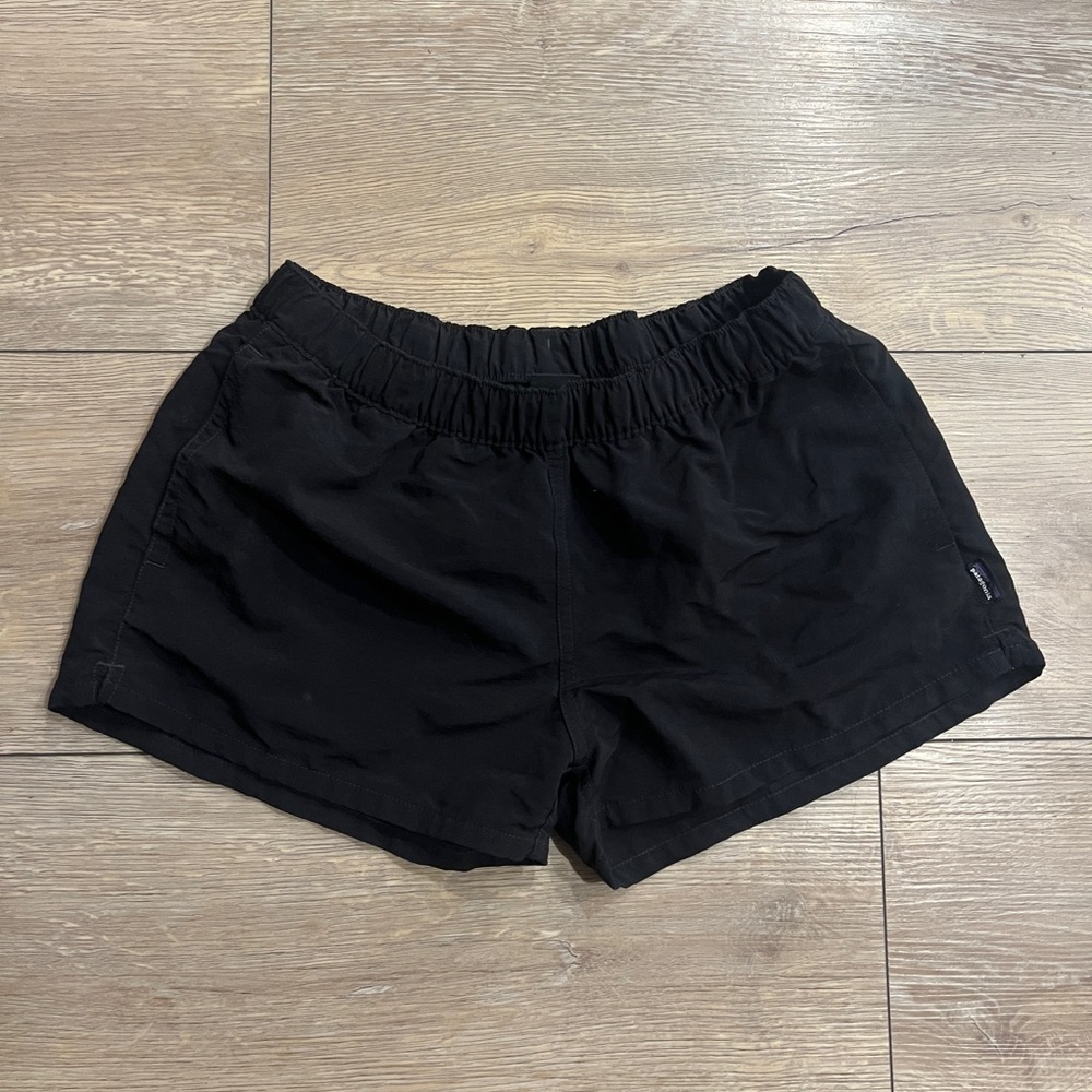 Patagonia black barely baggies shorts size Medium, good condition